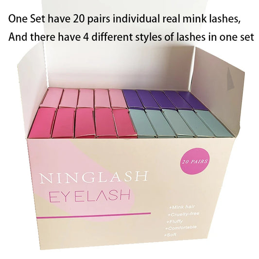 25mm 3D Mink Eyelashes Soft With Box