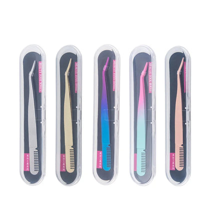 Curler With Comb Slanted Eyebrow