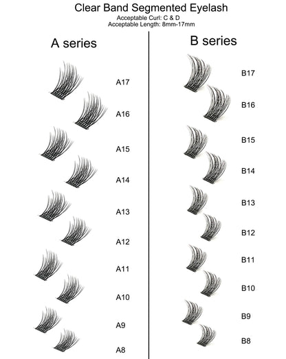 Clusters Segment Single 3D Lash Cluster