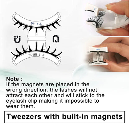 Clip Magnetic Lashes With Applicator