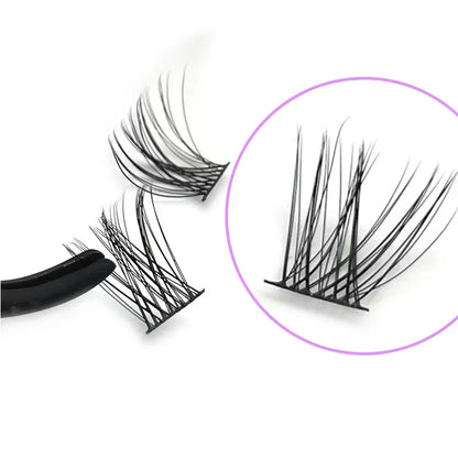DIY 8mm-16mm C D Curl Super Thin Band Colorful packaging boxes Eyelashes Extension