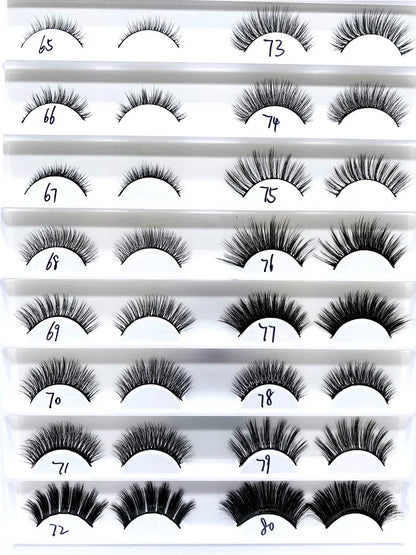 Magnetic Eyelashes Tray Set