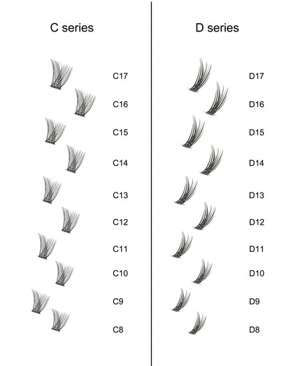 Clusters Segment Single 3D Lash Cluster
