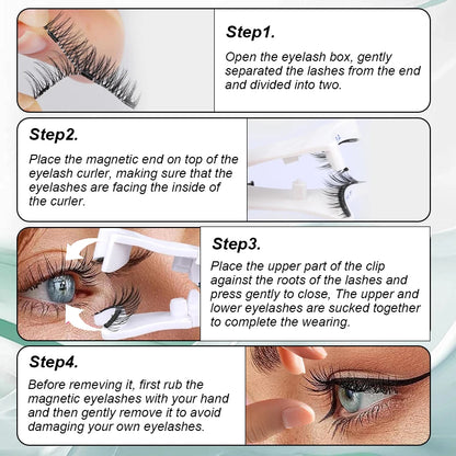 Clip Magnetic Lashes With Applicator