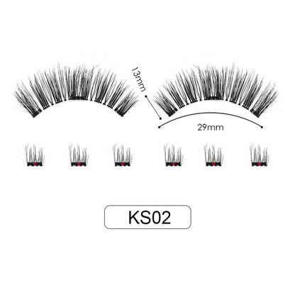 Magnetic Curl Cluster Pieces  Dual Lashes