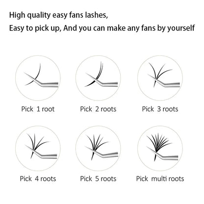 YASNAI  In Bulk Volume Classic Cashmere Eyelash Extension