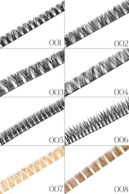 Matte Eye Lash Cluster Kit Bulk