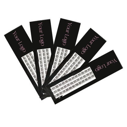 three rows ribbon eyelash extension diy soft lashes