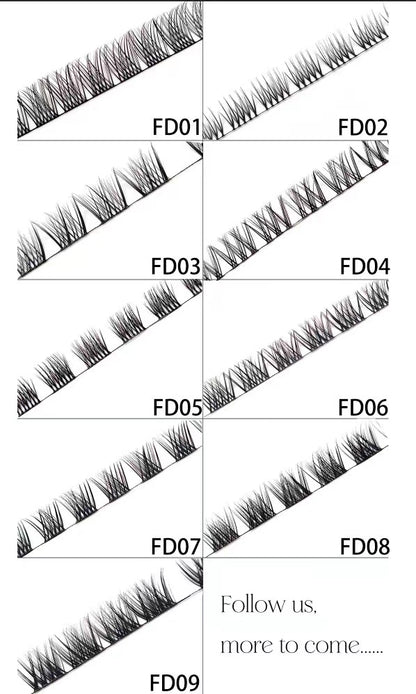 diy cluster lashes extension kit