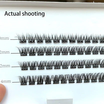 With Tweezer Reusable Pre-bond Glueless Mega Cluster Lashes Kit