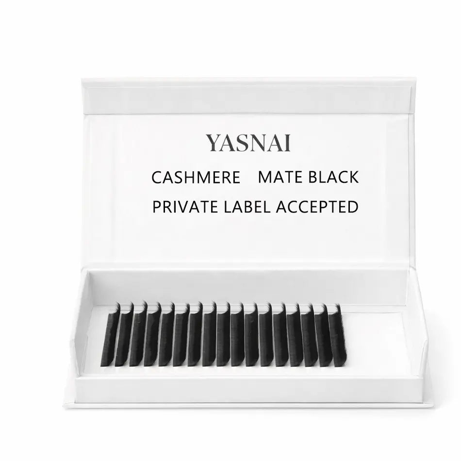 Professional Cashmere Lash Trays Training Kit 005-Synthetic Hair Vegan Cruelty-Free Full Volume Lash Extensions for Beginners