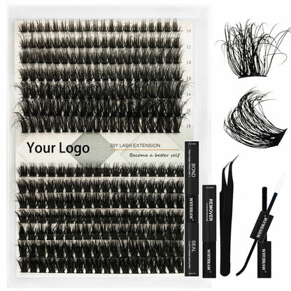 10-18mm CurlyFluffy Thick Eyelash Extension Kit