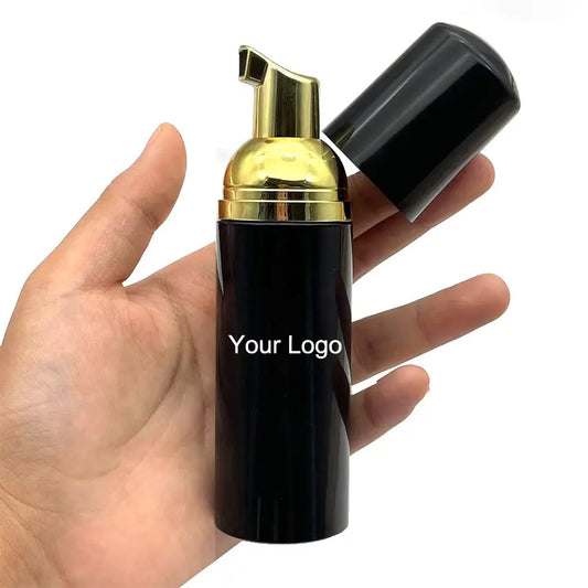 Hot Seller 60ml Luxury Foam Lashes Pump Bottle Wholesale Organic Lash Cleanser Foam Bottle Foam Soap Dispenser Bottle Pump
