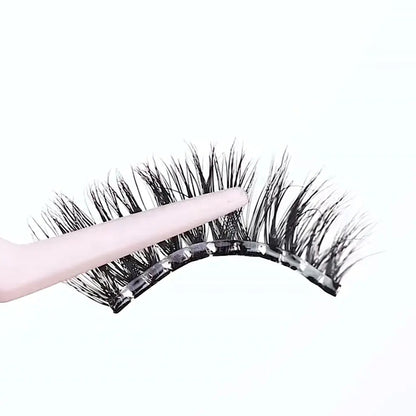 1 Step Waterproof Prebonded Half Lashes Super Strong Preglued Lashes 3D Korean Silk Pre Glue Half Lash