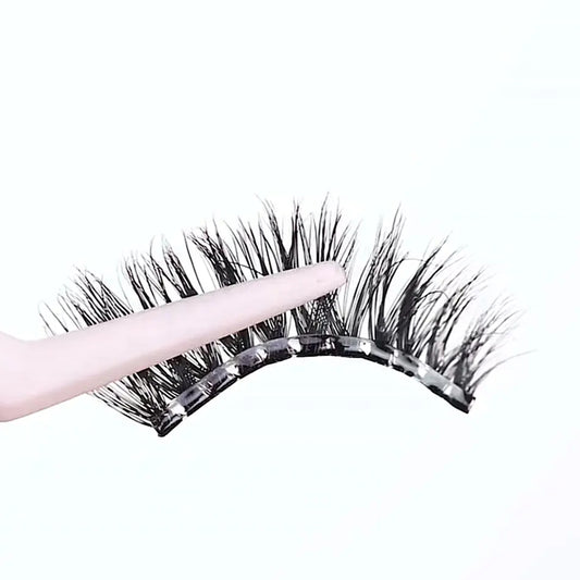 1 Step Waterproof Prebonded Half Lashes Super Strong Preglued Lashes 3D Korean Silk Pre Glue Half Lash