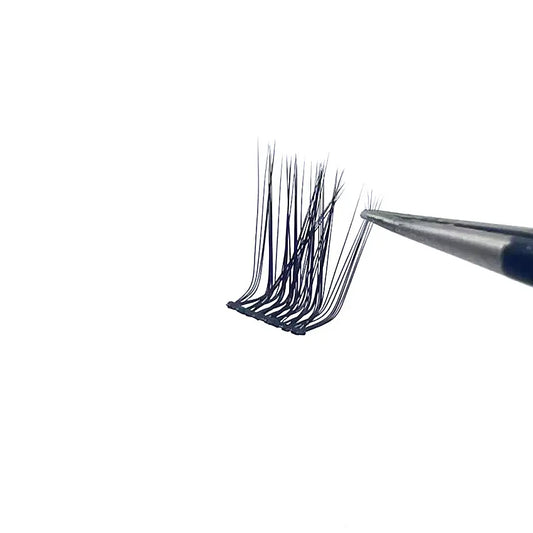 L-shaped Segmented Eyelashes Extensions Pre Cut Lashes Self Adhesive Lash Segments Long Lasting