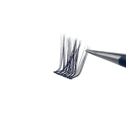 L-shaped Pre Cut Lashes Self Adhesive Lash Segments Long Lasting