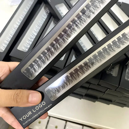 Custom DIY Lash Ribbon Extensions Ribbon Lashes Packaging Eyelash DIY Cluster Ribbon Eyelashes Extensions