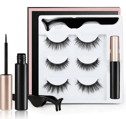 High Quality Cilios Magnetic Eyelashes Vendor Eye Lashesh Kit Postizas Pesta As Magnetic Lahes With Liner