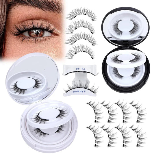 Natural No Glue Needed Reusable Magnetic Eyelashes