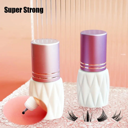 High Quality Mini Lash Cluster Glue Bulk Waterproof Strong Hold Custom Lash Glue Bottle Lash Adhesive Glue