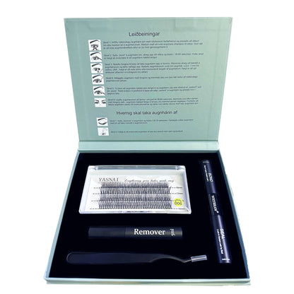 DIY Lashes Segmented Kit Diy Lash Kit Private Label Lash Clusters with Bond and Seal