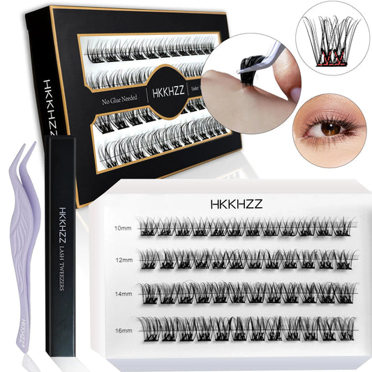Natural Reusable Strong Self Adhesive Clusters Eyelashes