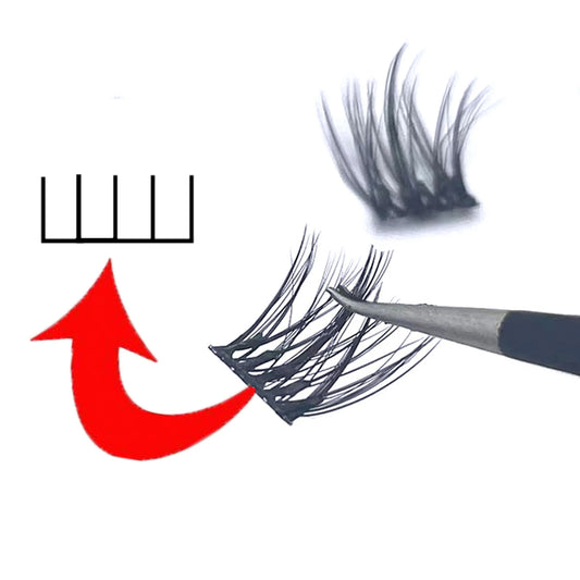 Self adhesive lash strips no glue