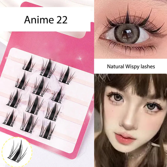 Lash Clusters Wholesale for Small Business Korean Silk Wispy Lash Clusters Bulk Lash Clusters with Spikes