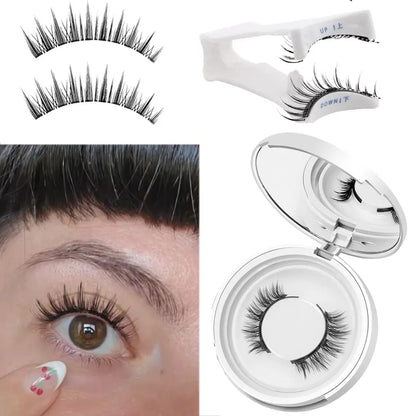 Wispy Vegan Magnetic Lashes with Applicator Reusable Custom logo Magnetic Lashes Kit Private Label