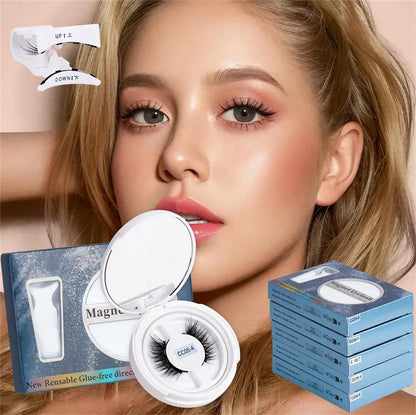 Wholesale High Quality Quantum Soft Magnetic Lashes With Clip Soft Magnet Suck Magnetic Eyelashes Extension Kit