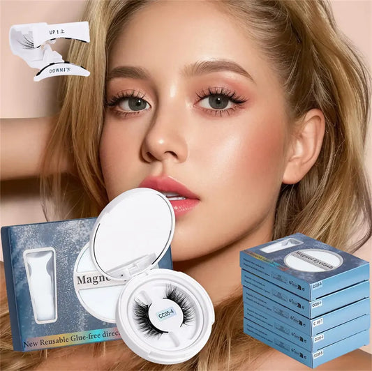 Wholesale High Quality Quantum Soft Magnetic Lashes With Clip Soft Magnet Suck Magnetic Eyelashes Extension Kit