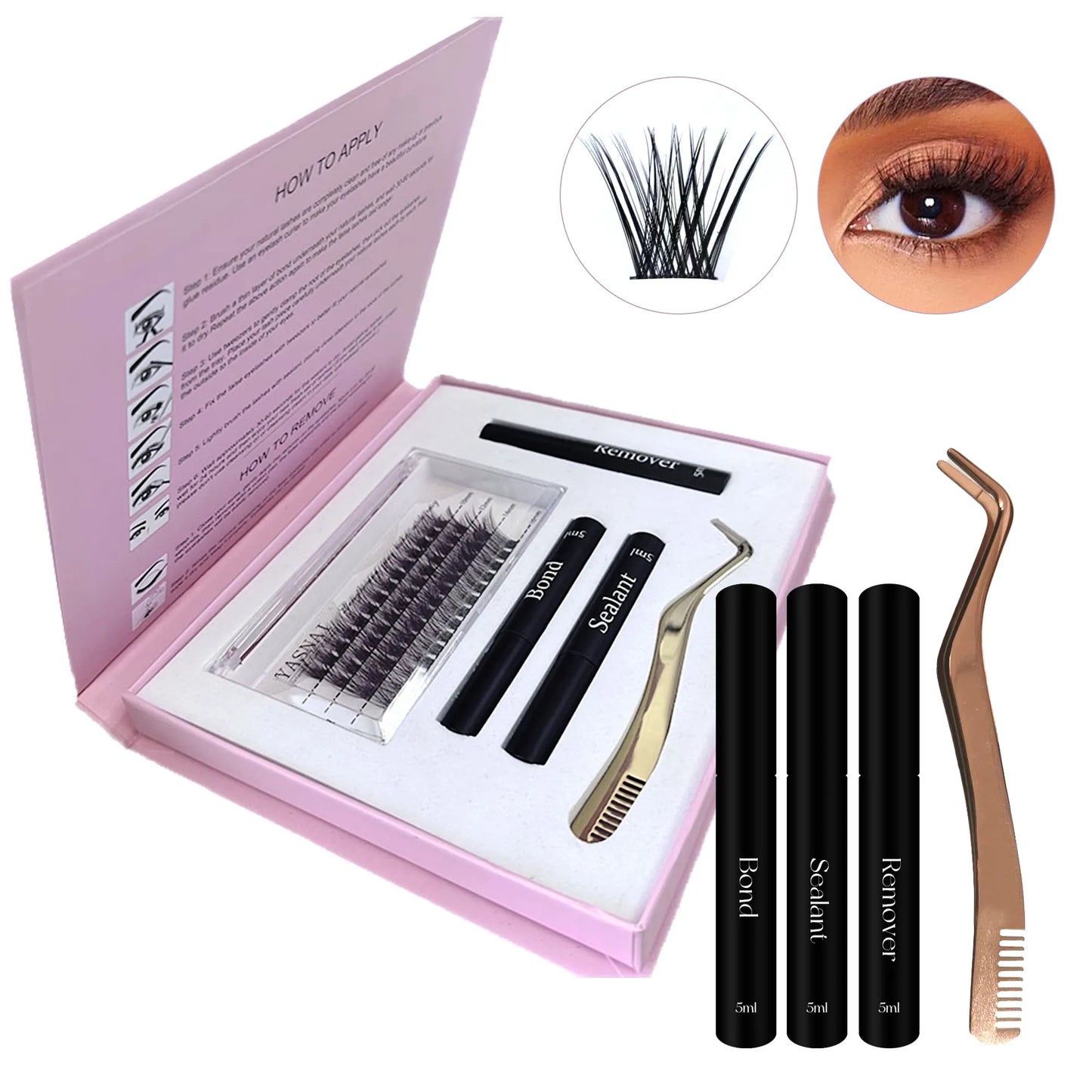 DIY Lash Extensions Kit Diy Lash Extension Kit Private Label Diy Lash Verlangerung Kit Beat Gift for Woman