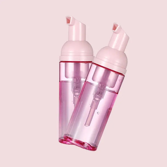Hot Seller Pink Lash Extensions Cleanser and Brush Lash Rose Cleanser Wholesale Organic Lash Cleanser Foam Bottle