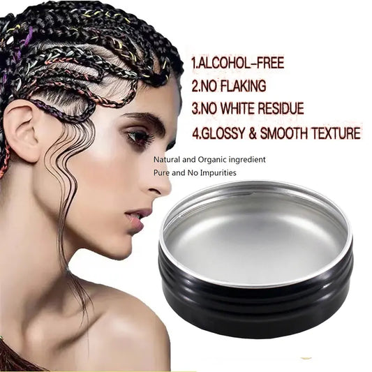Wholesale Private Label Edge Control Strong Hold No White and Anti-frizz Braid Hair Gel Scented Edge Control Wax Vendors