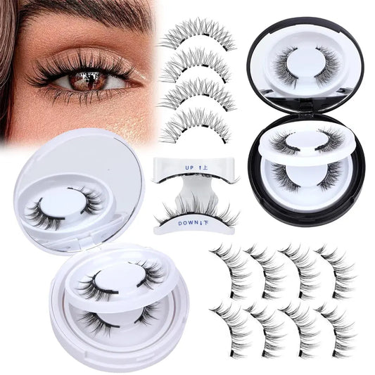 High Quality Natural Look Magnetic Lashes with Applicator Reusable Wispy Magnetic Eyelashes Vendor