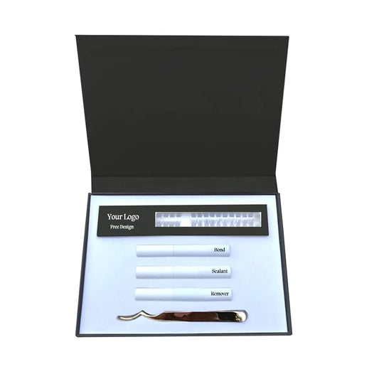 Yasnai Invisible Band DIY Lash Extension Kit Bond and Seal Tool Kit DIY Lash Ribbon Cluster D C Kits