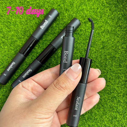 Waterproof Liquid Lash Cluster Glue with Double Hold Bond & Seal Strong Adhesion Latex Free Lasting 7-10 Days