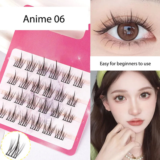 Beauty Eyelash Beauty & Tools Fan Eyelashes fairy Individual Cluster Lashes Trays Only Cashmere Lash Clusters Anime Manga Lash Cluster Manufacturers