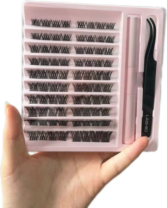 diy cluster lashes extension kit