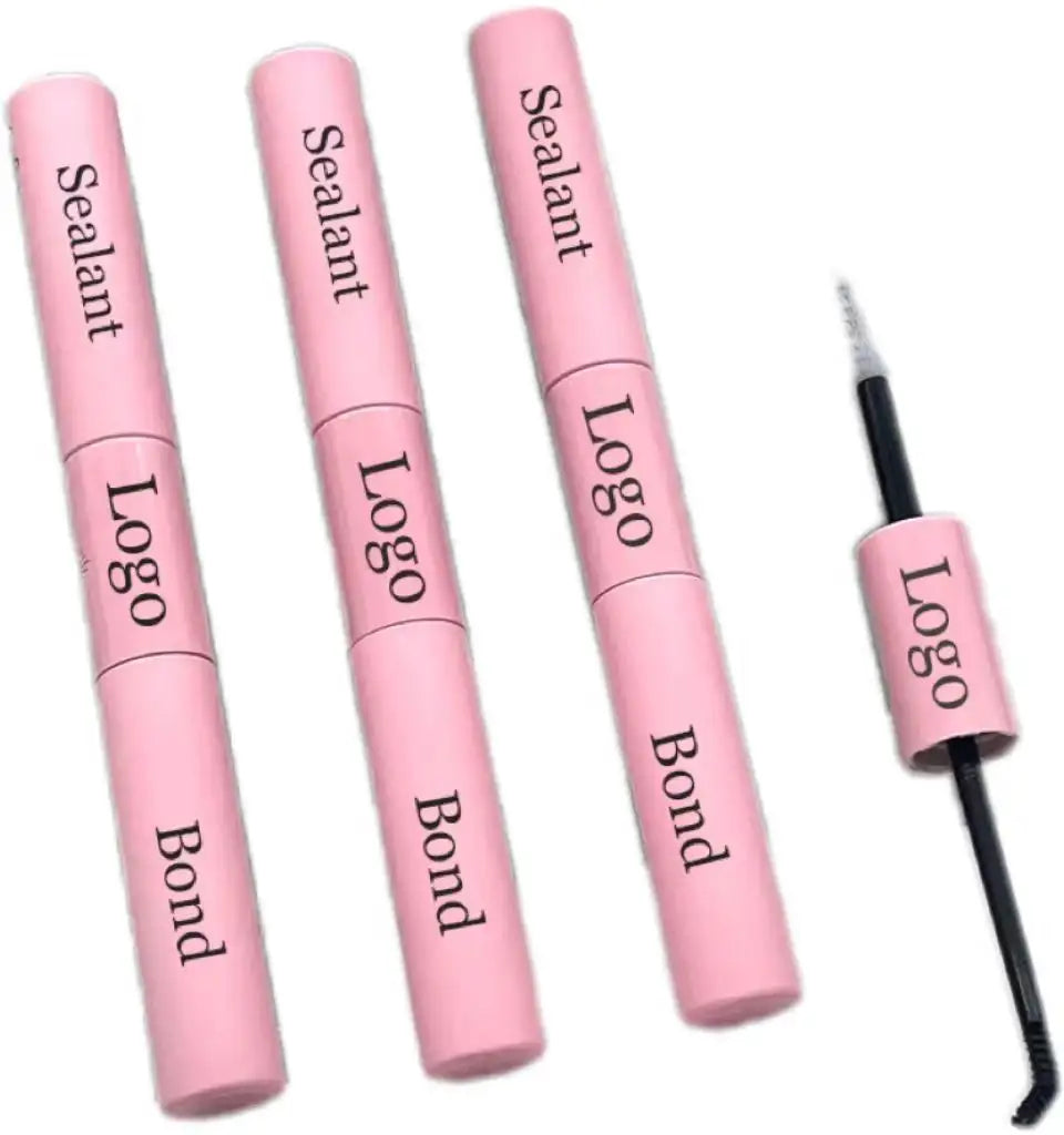 Wholesale 2 in 1 Bond and Seal Lash Glue Individual Waterproof Customized Eye Lash Glue Remover