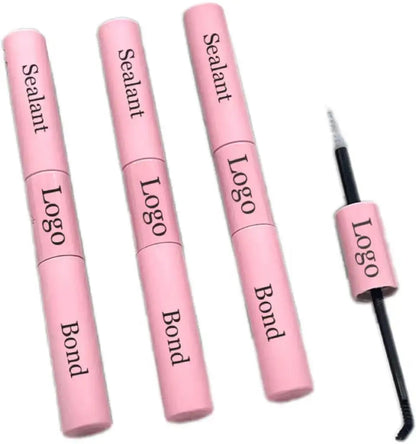 Wholesale 2 in 1 Bond and Seal Lash Glue Individual Waterproof Customized Eye Lash Glue Remover