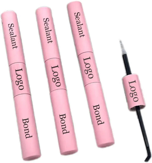Wholesale 2 in 1 Bond and Seal Lash Glue Individual Waterproof Customized Eye Lash Glue Remover