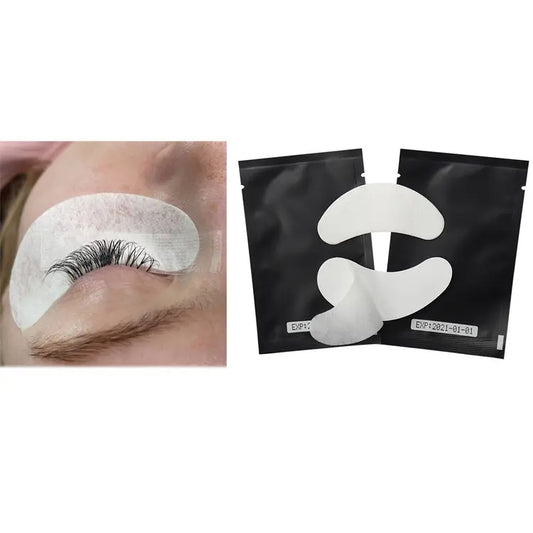 Lint Free Eye Lash Pad Black Eye Pads Eyelash Clear Extension Gel Patch Eyepads