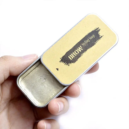Wholesale Waterproof Strong Hold Eyebrow Pomade Brow Styling Soap Packaging Private Label Organic Brow Stying Soap Set