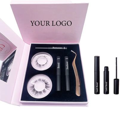 Wholesale New Private Label Eyelash Cluster Diy Lash Extension Kit Sealant and Bond Matte Lash Tray Segment Cluster Lashes Kit