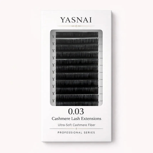 0.03 CC Synthetic Hair Lash Extensions Ultra Soft Volume Lashes Stable CC Curl Cruelty-Free Vegan Salon Use for Professional