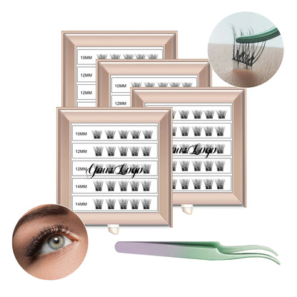 2025 W Self Adhesive Lash Clusters Pre Bond No Glue Needed Cluster Lashes Extensions