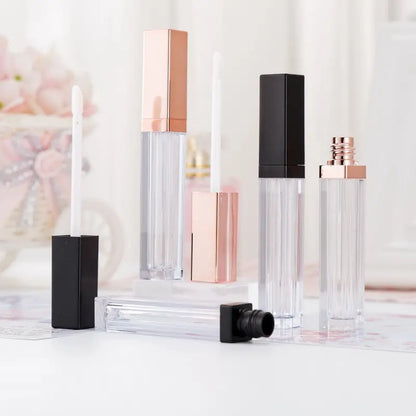 2021 New Fashion Diamond Unique Gold Lip Gloss Tubes Wholesale Empty Lip Gloss Squeeze Tube Vendor
