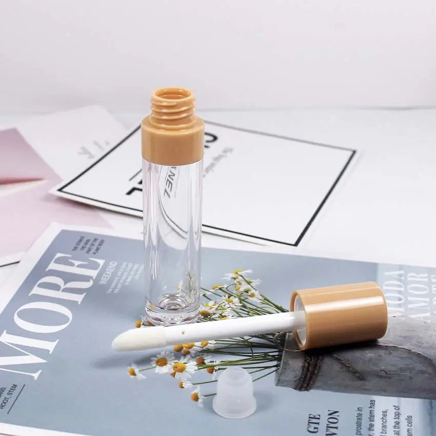 Make Your Logo Lip Gloss Wholesale Lip Gloss Custom Logo Lipgloss Tube Black Packaging